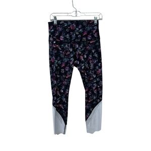 Lululemon Wunder Under Crop High-Rise *Roll Down Scallop Hem Luxtreme Floral
